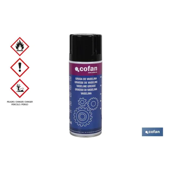 Comprar GRASA DE VASELINA 400 ML (PACK: 1 U Cofan | almacendeferreteriacor.es