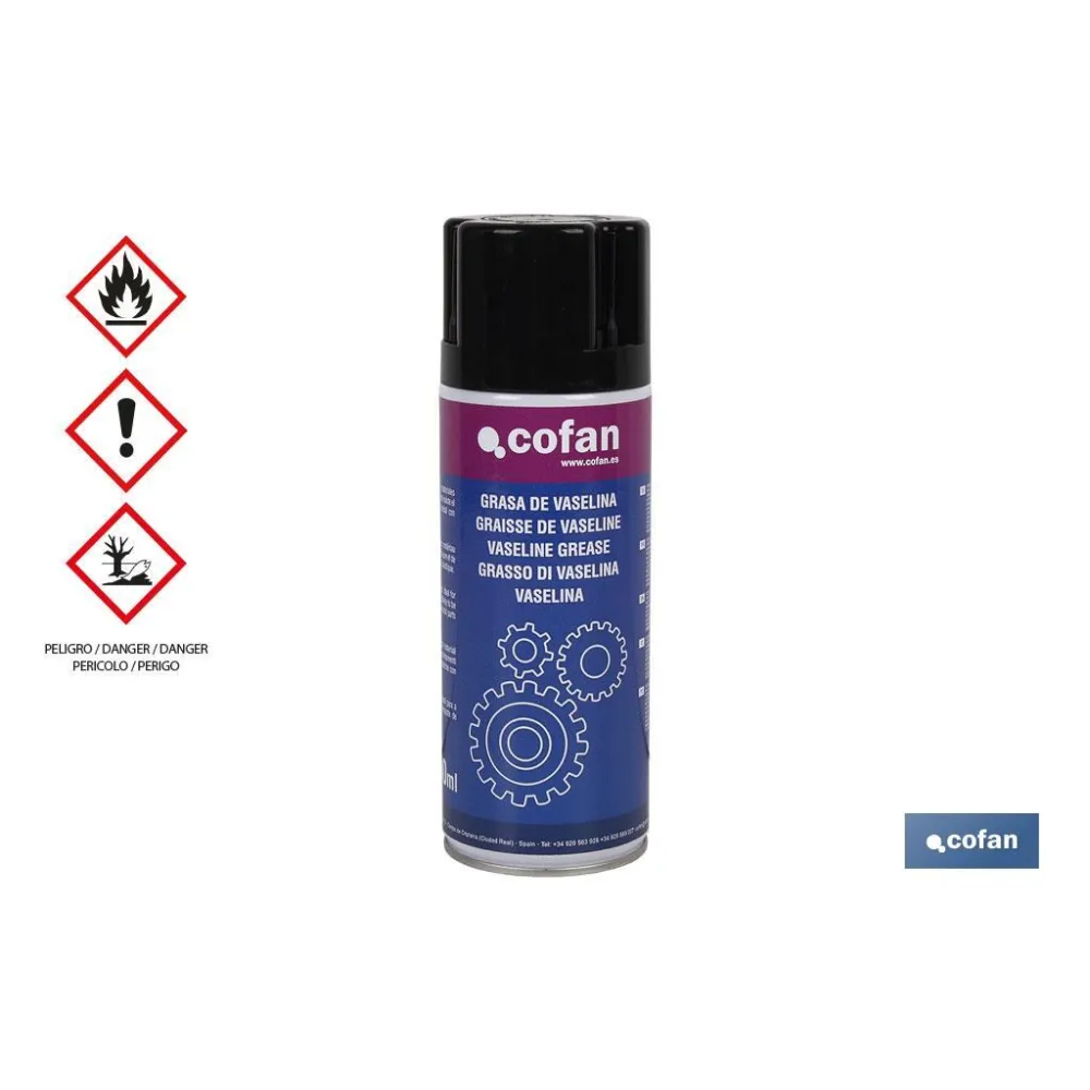 Comprar GRASA DE VASELINA 400 ML (PACK: 1 U Cofan | almacendeferreteriacor.es