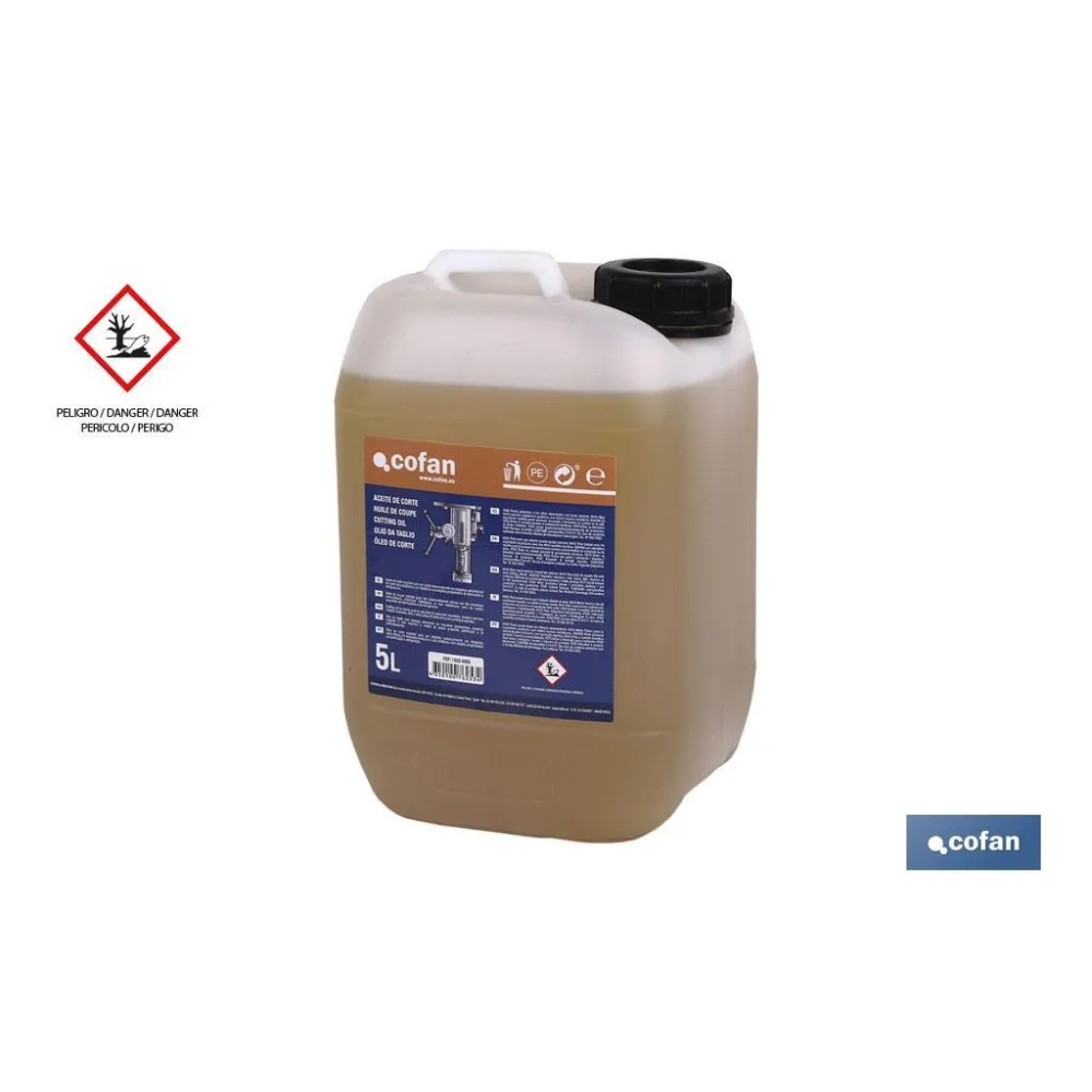 Comprar ACEITE DE CORTE (Taladrina) 5 L (PA Cofan | almacendeferreteriacor.es