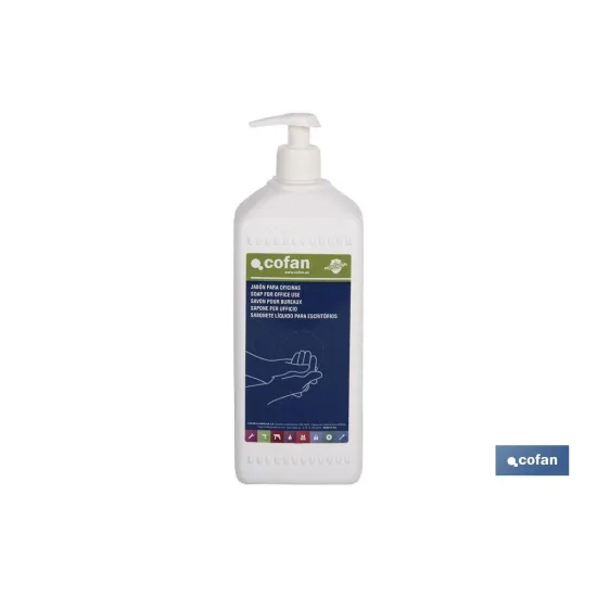 Comprar JABÓN PARA OFICINAS 1 L (PACK: 1 UD Cofan | almacendeferreteriacor.es