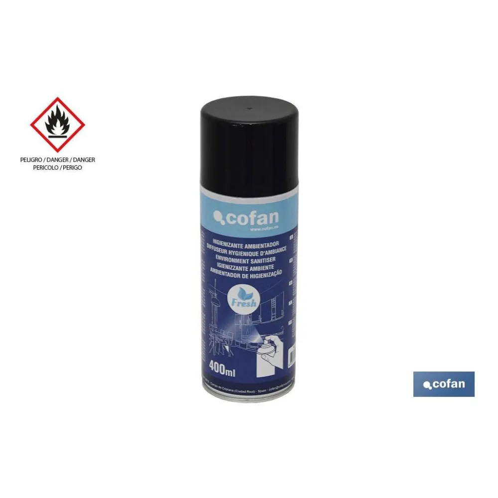 Comprar HIGIENIZANTE AMBIENTADOR 400 ML (PA Cofan | almacendeferreteriacor.es