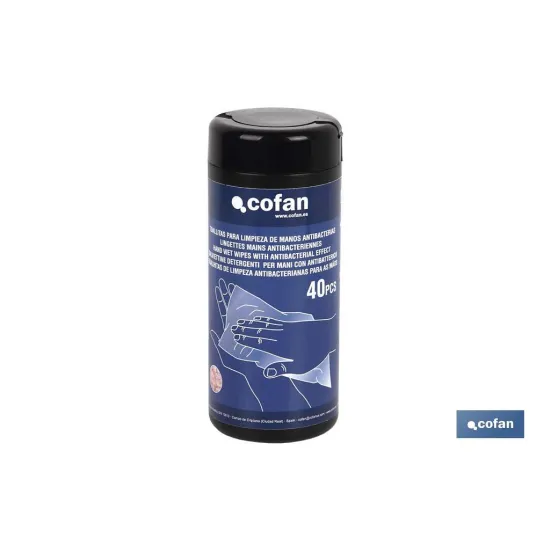 Comprar TOALLITAS PARA LIMPIEZA DE MANOS AN Cofan | almacendeferreteriacor.es