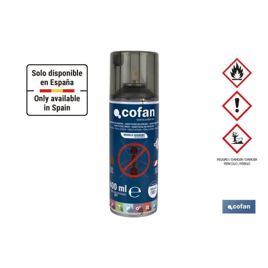 Comprar INSECTICIDA EN AEROSOL HORMIGAS TRI Cofan | almacendeferreteriacor.es
