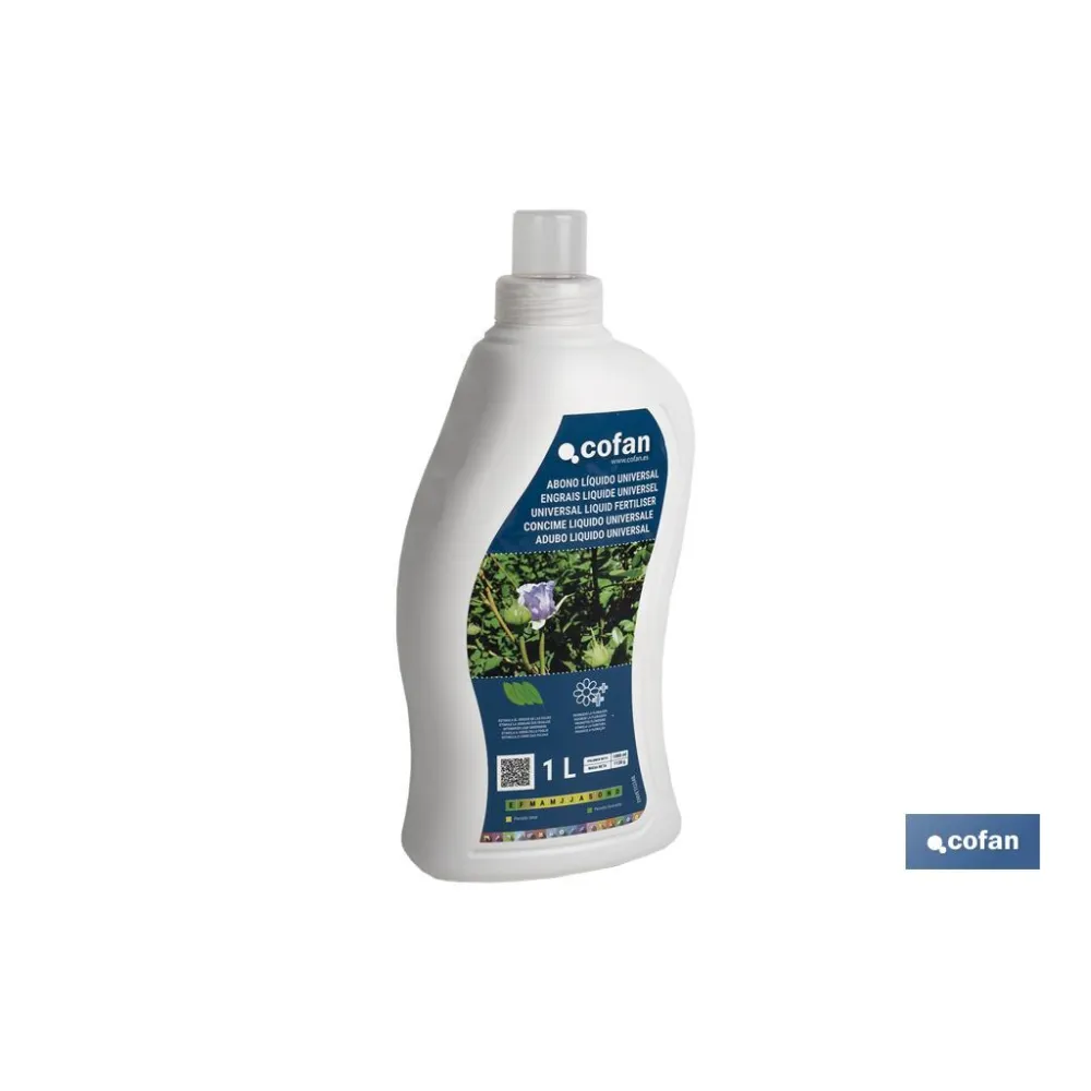 Comprar ABONO LÍQUIDO UNIVERSAL 1 L (PACK:  Cofan | almacendeferreteriacor.es