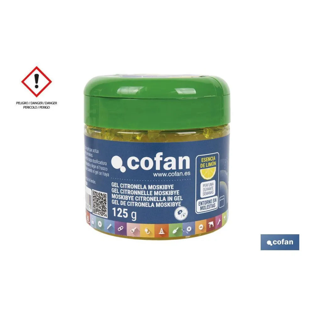 Comprar GEL CITRONELA MOSKIBYE 125 G (PACK: Cofan | almacendeferreteriacor.es