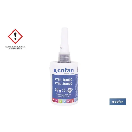 Comprar PTFE LÍQUIDO - 75 G (PACK: 1 UDS) Cofan | almacendeferreteriacor.es