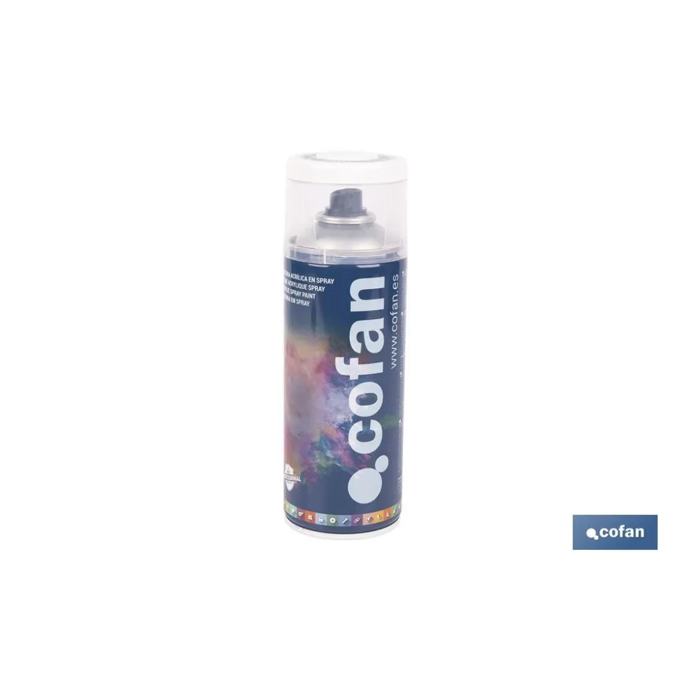 Comprar PINTURA ACRIL. 400ML 9010EL-BLANCO  Cofan | almacendeferreteriacor.es
