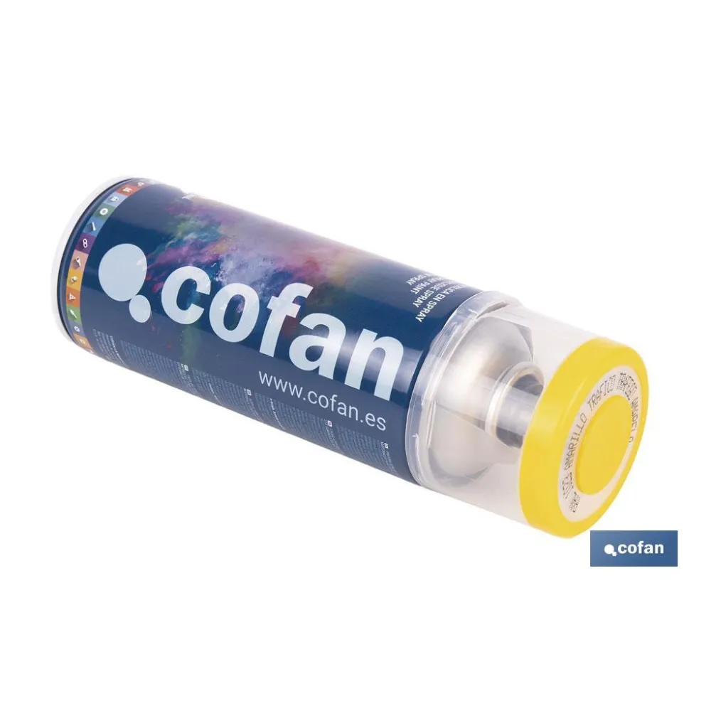 Comprar PINTURA ACRIL. 400ML 1023-AMARILLO  Cofan | almacendeferreteriacor.es