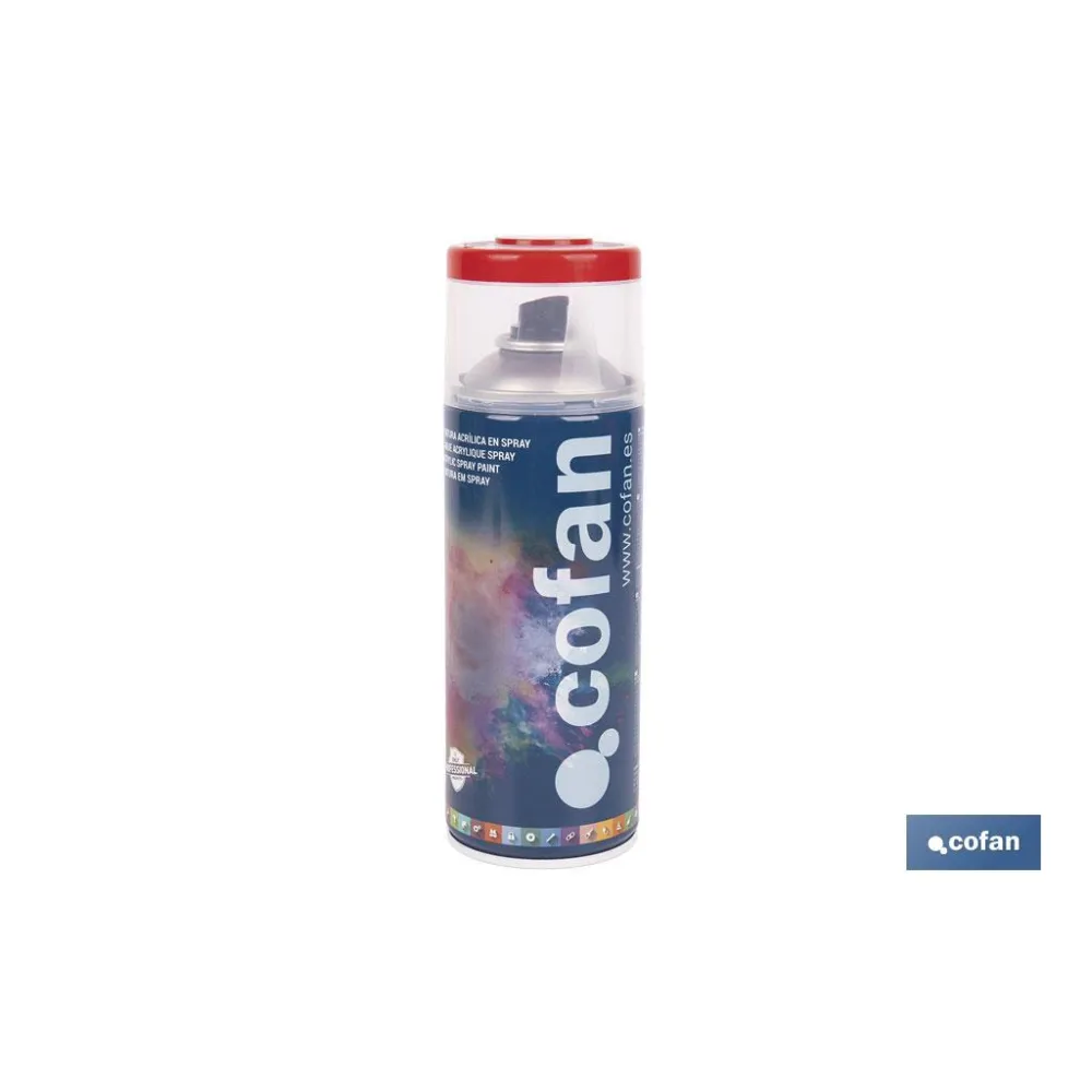 Comprar PINTURA ACRIL. 400ML 3000-ROJO FUEG Cofan | almacendeferreteriacor.es