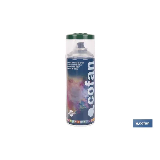 Comprar PINTURA ACRIL. 400ML 6005-VERDE MUS Cofan | almacendeferreteriacor.es