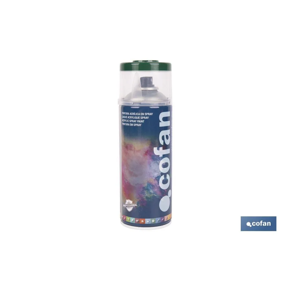 Comprar PINTURA ACRIL. 400ML 6005-VERDE MUS Cofan | almacendeferreteriacor.es