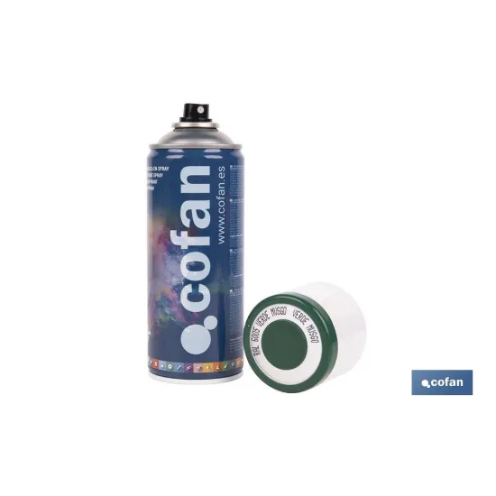 Comprar PINTURA ACRIL. 400ML 6005-VERDE MUS Cofan | almacendeferreteriacor.es