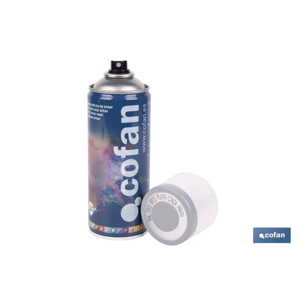 Comprar PINTURA ACRIL. 400ML 7001-GRIS PLAT Cofan | almacendeferreteriacor.es