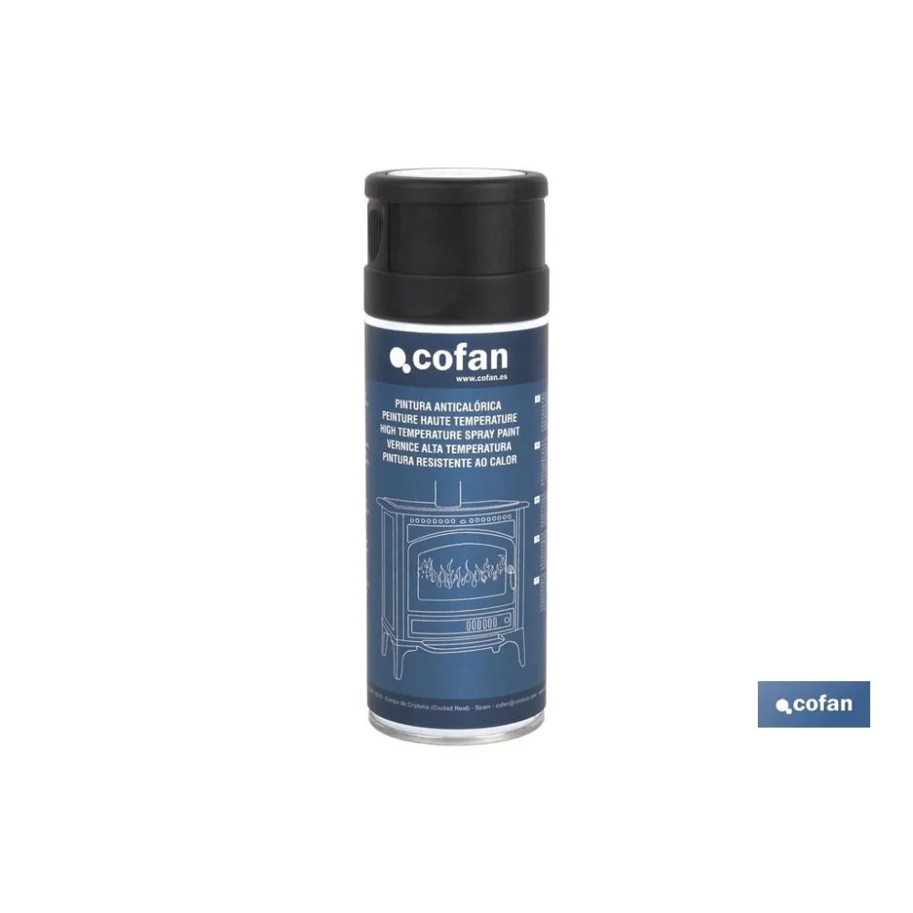Comprar PINTURA ANTICALORICA NEGRA. 400ML ( Cofan | almacendeferreteriacor.es