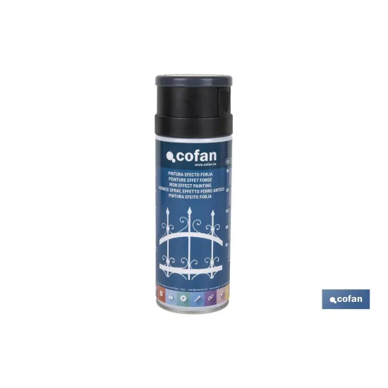 Comprar PINTURA EFECTO FORJA GRIS 400 ML (P Cofan | almacendeferreteriacor.es