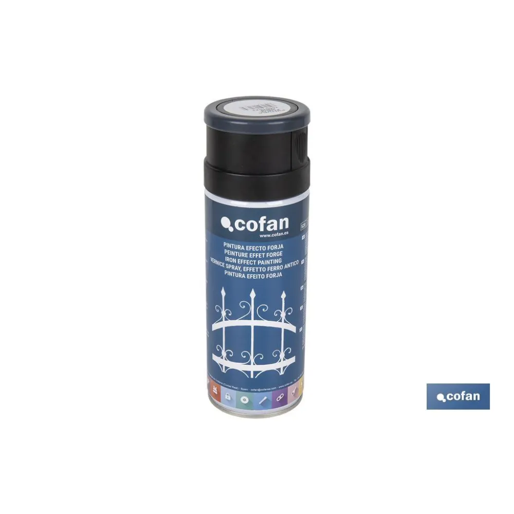 Comprar PINTURA EFECTO FORJA GRIS 400 ML (P Cofan | almacendeferreteriacor.es