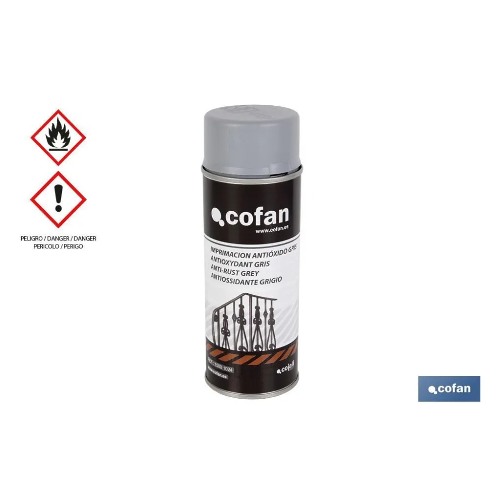 Comprar PINTURA IMPRIMACION GRIS ANTIÓXIDO  Cofan | almacendeferreteriacor.es