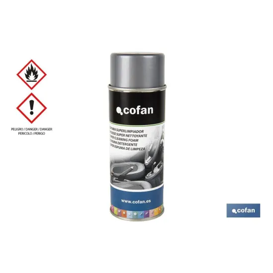 Comprar ESPUMA SUPERLIMPIADOR EN SPRAY 400M Cofan | almacendeferreteriacor.es