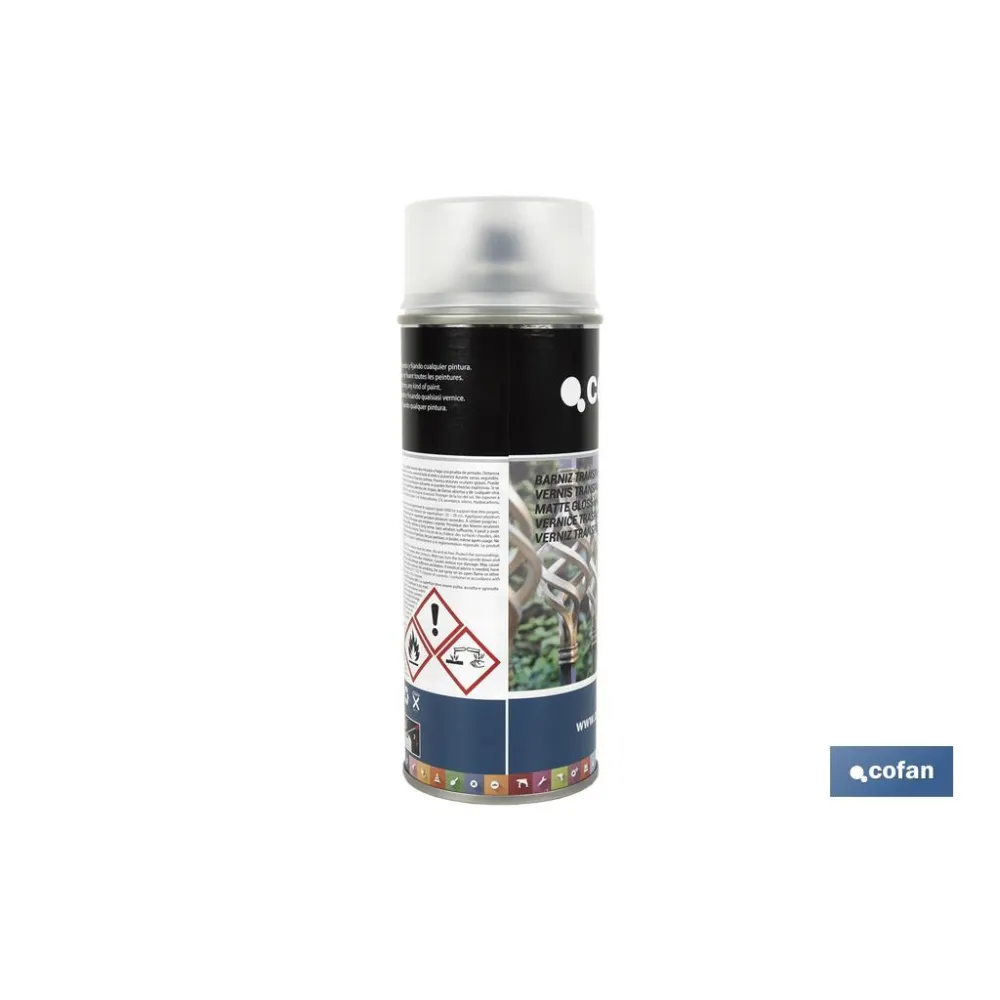 Comprar BARNIZ TRANSPARENTE MATE 400ML (PAC Cofan | almacendeferreteriacor.es