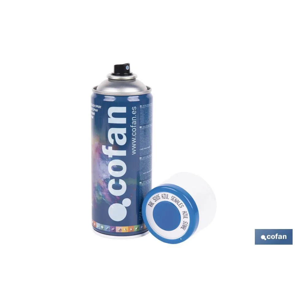 Comprar PINTURA ACRIL. 400ML - 5005 AZUL SE Cofan | almacendeferreteriacor.es