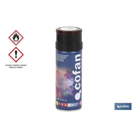 Comprar PINTURA ACRIL. 400ML - 7035 GRIS LU Cofan | almacendeferreteriacor.es