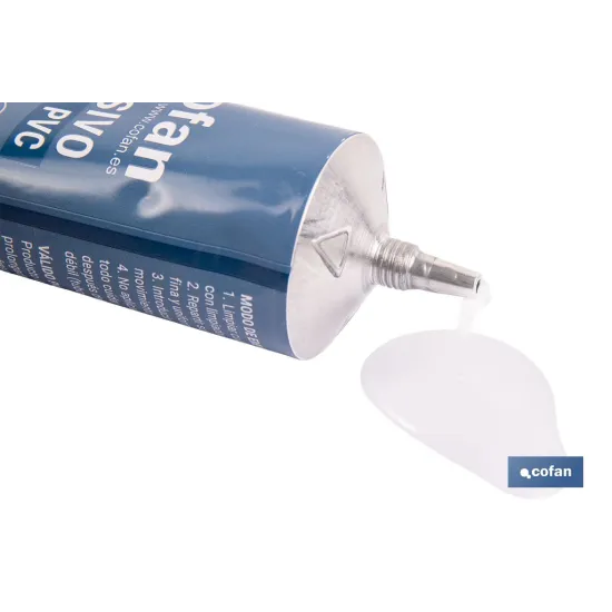 Comprar ADHESIVO PARA PVC 125 ML AGUA POTAB Cofan | almacendeferreteriacor.es