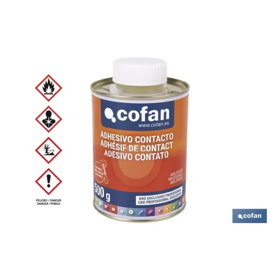 Comprar BOTE ADHESIVO CONTACTO CON PINCEL 5 Cofan | almacendeferreteriacor.es