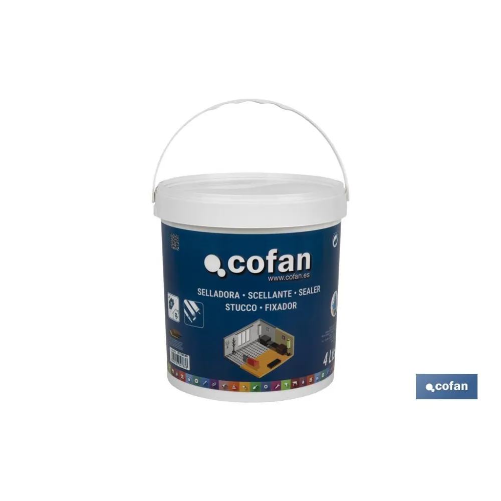 Comprar SELLADORA AL AGUA 4 L (PACK: 1 UDS) Cofan | almacendeferreteriacor.es