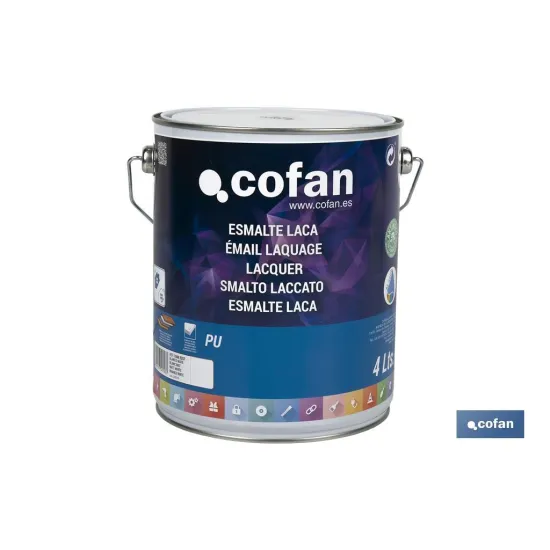 Comprar ESMALTE LACA AL AGUA BLANCO 4 L MAT Cofan | almacendeferreteriacor.es