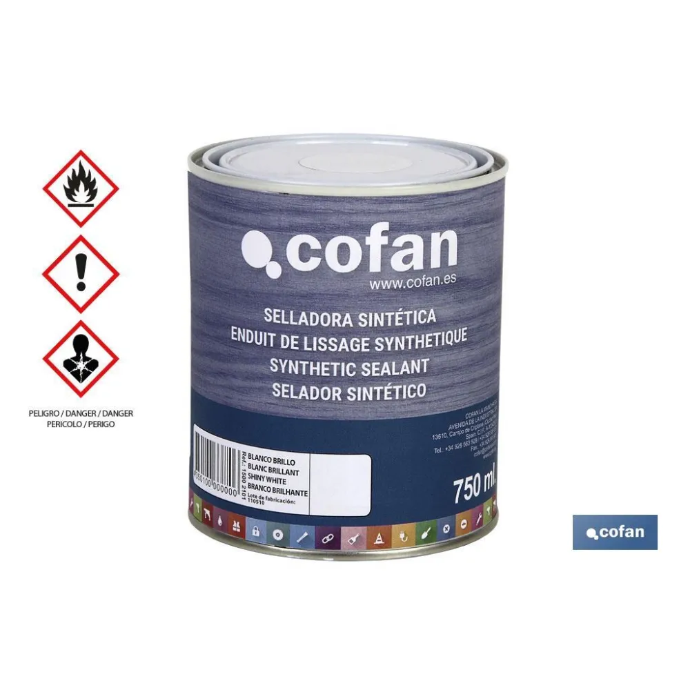 Comprar SELLADORA SINTÉTICA BRICOFAN BLANCO Cofan | almacendeferreteriacor.es