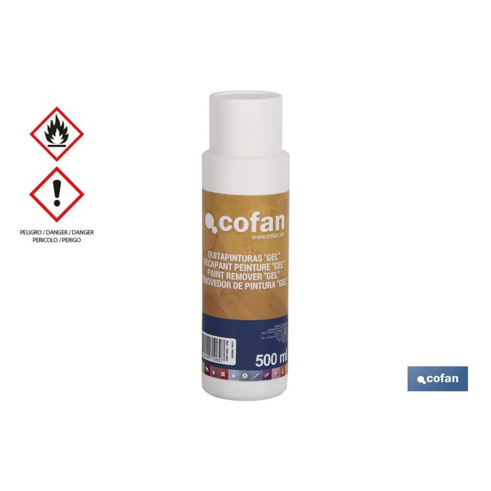 Comprar QUITAPINTURAS GEL BRICOFAN (500ML)  Cofan | almacendeferreteriacor.es