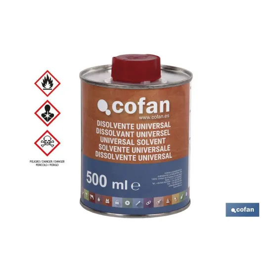 Comprar DISOLVENTE UNIVERSAL COFAN (500ML)  Cofan | almacendeferreteriacor.es