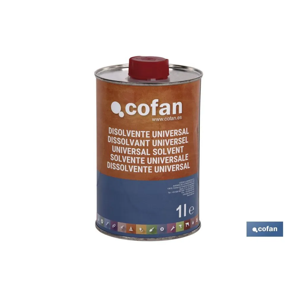 Comprar DISOLVENTE UNIVERSAL COFAN (1 L) (P Cofan | almacendeferreteriacor.es