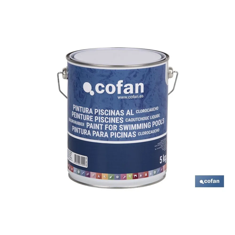 Comprar PINT. PISCINAS CLOROCAUCHO (AZUL OS Cofan | almacendeferreteriacor.es