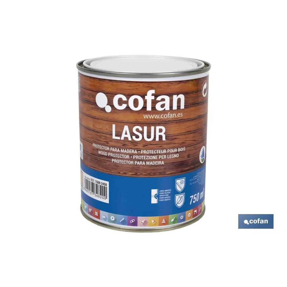 Comprar LASUR PROTECTOR AL AGUA PARA MADERA Cofan | almacendeferreteriacor.es