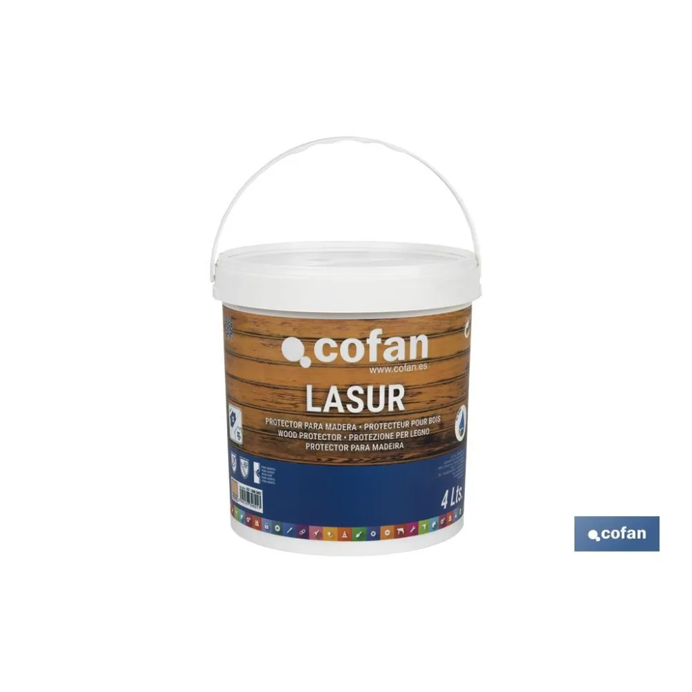Comprar LASUR PROTECTOR AL AGUA PARA MADERA Cofan | almacendeferreteriacor.es