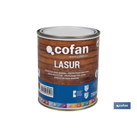 Comprar LASUR PROTECTOR AL AGUA PARA MADERA Cofan | almacendeferreteriacor.es