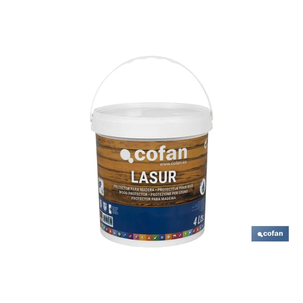 Comprar LASUR PROTECTOR AL AGUA PARA MADERA Cofan | almacendeferreteriacor.es