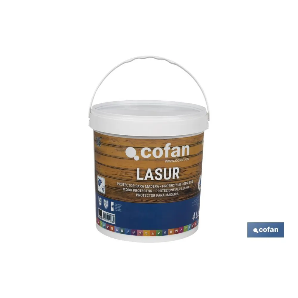 Comprar LASUR PROTECTOR AL AGUA PARA MADERA Cofan | almacendeferreteriacor.es