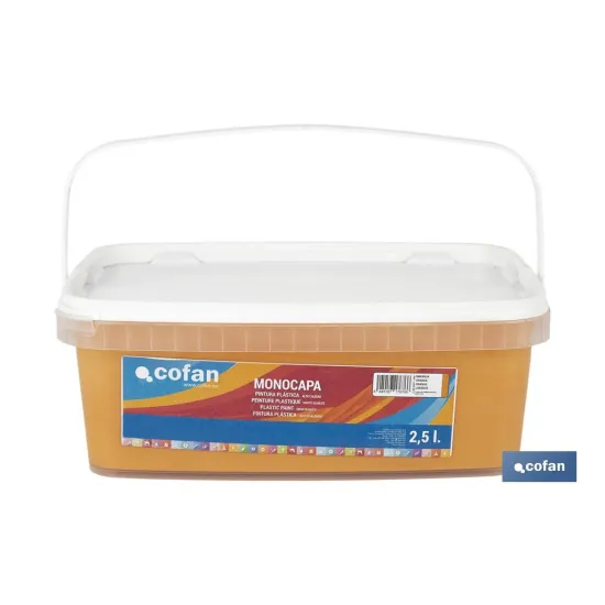 Comprar PINTURA PLÁSTICA MONOCAPA Naranja ( Cofan | almacendeferreteriacor.es