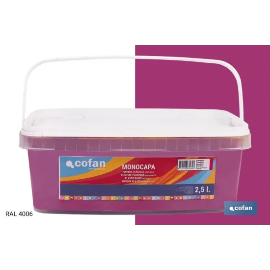 Comprar PINTURA PLÁSTICA MONOCAPA Magenta ( Cofan | almacendeferreteriacor.es