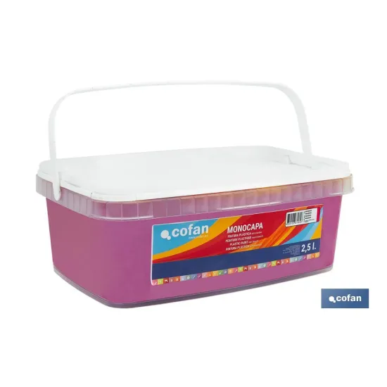 Comprar PINTURA PLÁSTICA MONOCAPA Magenta ( Cofan | almacendeferreteriacor.es