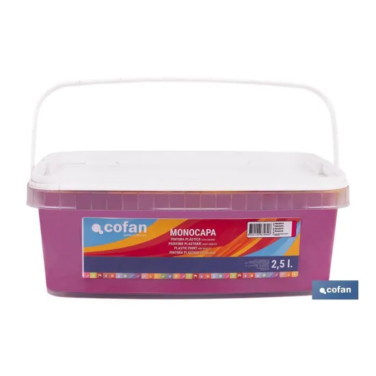 Comprar PINTURA PLÁSTICA MONOCAPA Magenta ( Cofan | almacendeferreteriacor.es