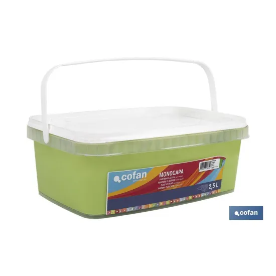 Comprar PINTURA PLÁSTICA MONOCAPA Manzana ( Cofan | almacendeferreteriacor.es