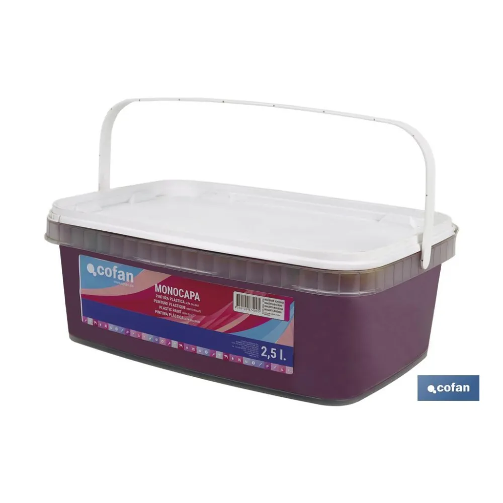 Comprar PINTURA PLÁSTICA MONOCAPA Magenta B Cofan | almacendeferreteriacor.es