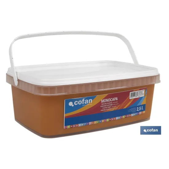 Comprar PINTURA PLÁSTICA MONOCAPA Naranja T Cofan | almacendeferreteriacor.es