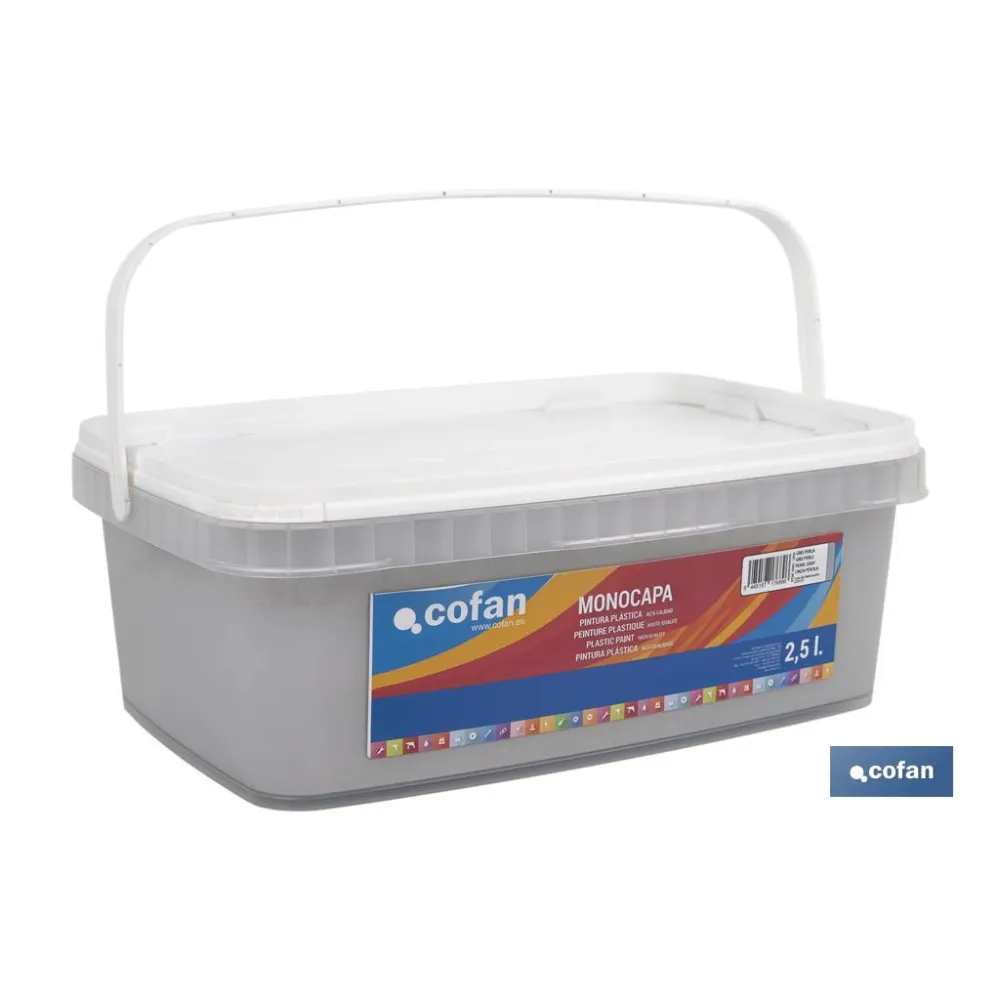 Comprar PINTURA PLÁSTICA MONOCAPA Gris Perl Cofan | almacendeferreteriacor.es
