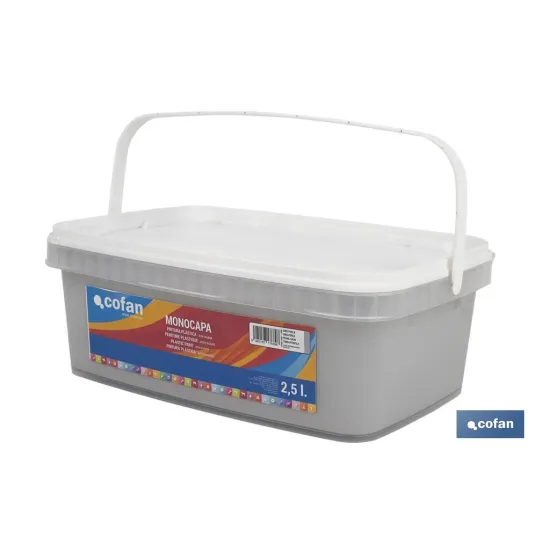 Comprar PINTURA PLÁSTICA MONOCAPA Gris Perl Cofan | almacendeferreteriacor.es