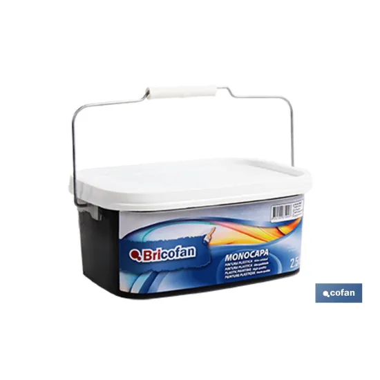 Comprar PINTURA PLÁSTICA MONOCAPA Negro (2, Cofan | almacendeferreteriacor.es