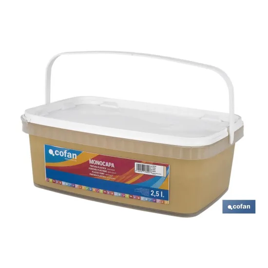 Comprar PINTURA PLÁSTICA MONOCAPA Arena (2, Cofan | almacendeferreteriacor.es